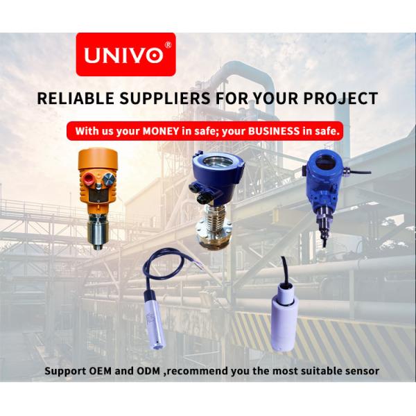 Передатчик уровня жидкости промышленного класса UNIVO UBPT500-601Y для приложений мониторинга