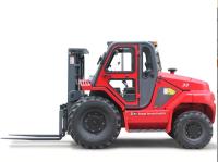 Empilhadeira de 3 toneladas do terreno áspero da roda da transmissão automática 4