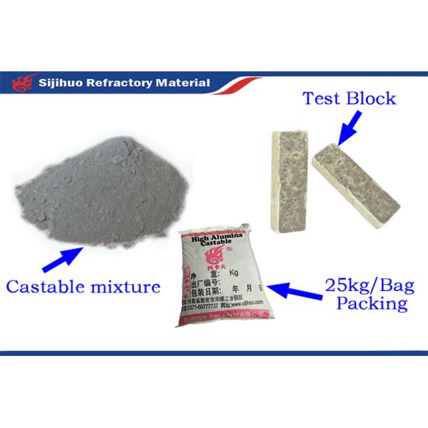 2017 Refractory High Alumina Castable Common Refractoriness 1580° Refractoriness 1770°