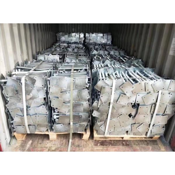 600mm Cuplock Hollow Scaffolding Adjustable U-head And Flat Jack Base