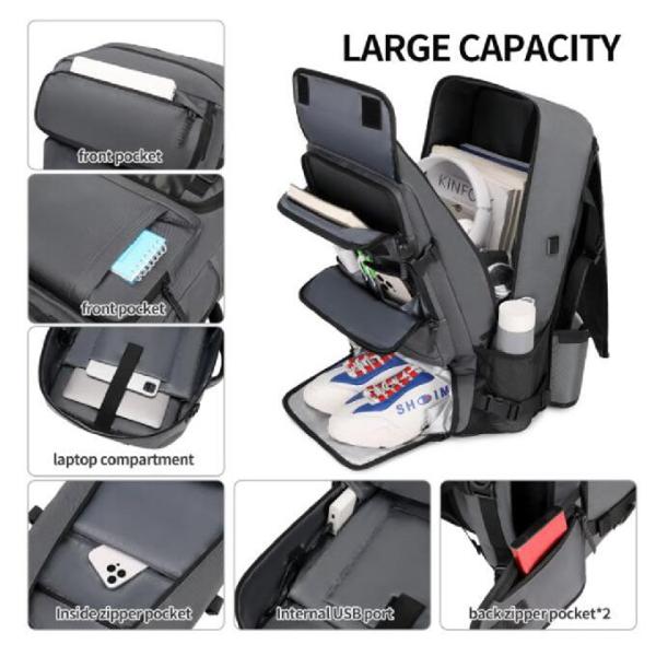 45l Duffle Bag Outdoor Sports Large Luggage Travel Backpack