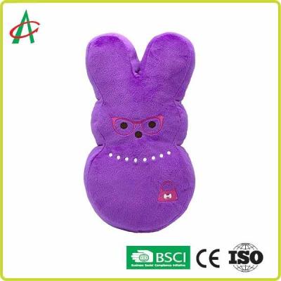 A fábrica de BSCI fez o brinquedo interativo indestrutível 4 6 12 do animal de estimação amarelo roxo