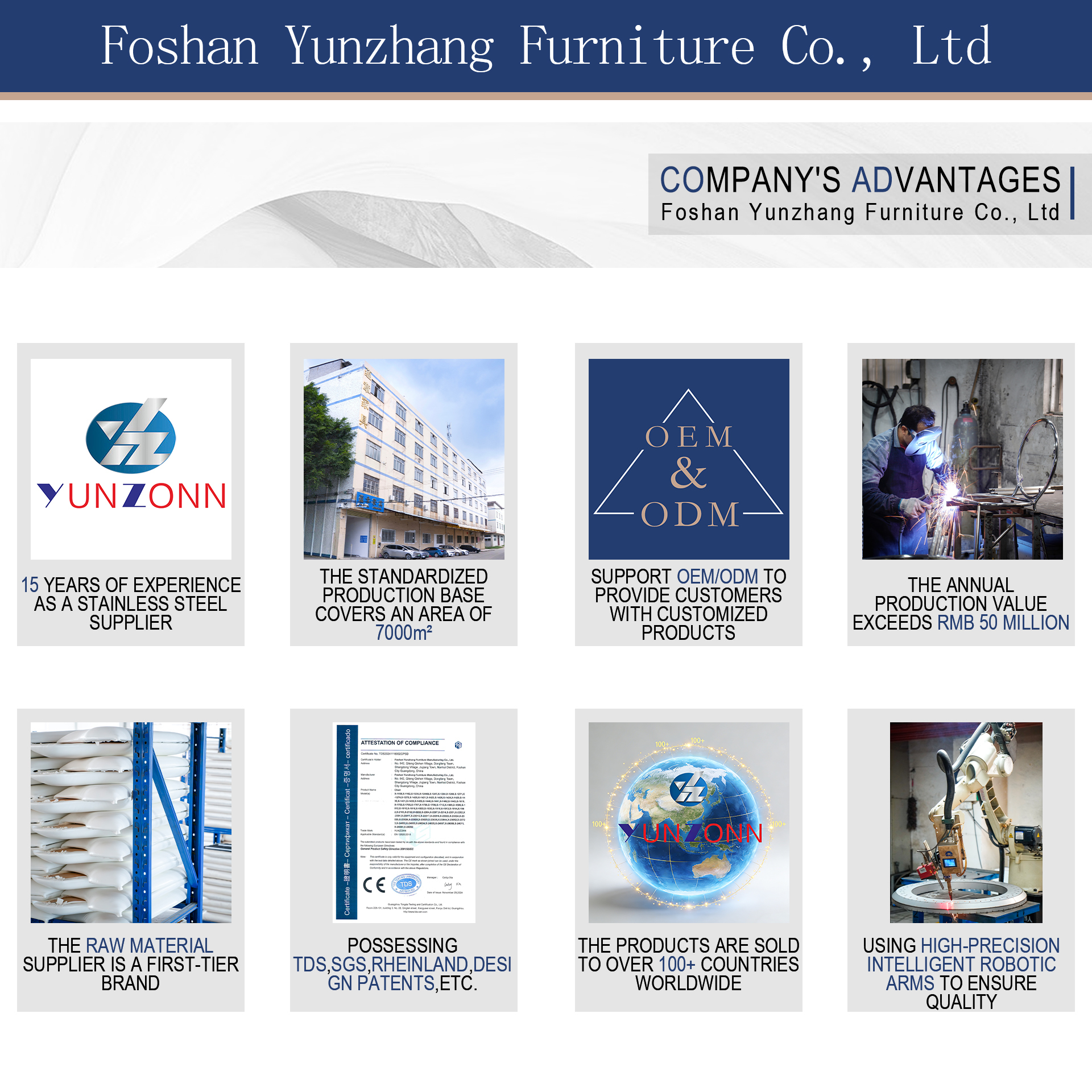 Foshan Yunzhang Furniture Manufacturing Co., Ltd.