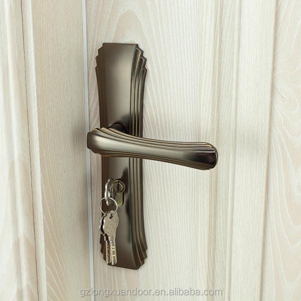 Trendy Modern Solid Teak Wood Door 210cm Height Waterproof OEM ODM