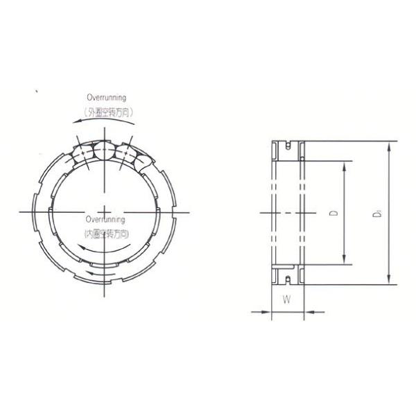 Подшипники Gcr15 муфты пути мотоцикла одного FWD332211CRB FWD332008CRS