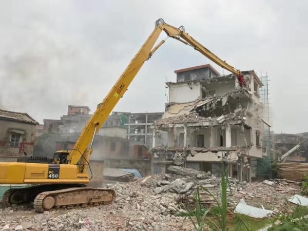 O crescimento estendido de três segmentos alcance longo arma por muito tempo a máquina escavadora de 18M 20M For CAT320 CAT336