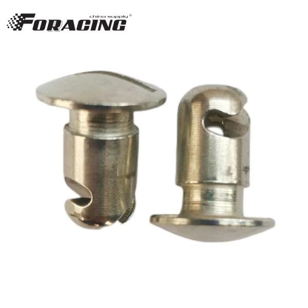 Universal Silver/Black Quarter Turn Dzus Undercut Stud Fastener for Sprint Car 3/8 x .500 Other Size 5/16*.500
