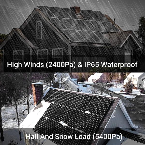 15V 250W Monocrystalline Rigid Solar Panels For Off Grid Lithium Battery System