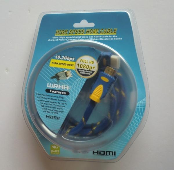 24K Gold-plated HDMI V1.4 Cable 1080p HDMI Cables 2m Hdmi Cable 3d HDMI Cables With OEM