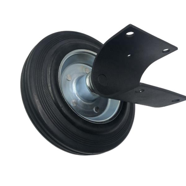 Дом Внешний сад Ограждение Воротное колесо в черном порошкообразном покрытии металлической скользящей конструкции