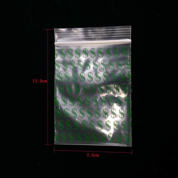 11.5x7.5cm Pe Plastic Bag Travel Size , Small Clear Self Seal Bags