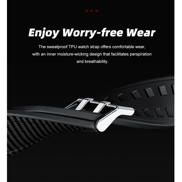 Fitness Tracking TWS Smart Watch Activity Monitoring 1.43 Inch Touch Screen Watch