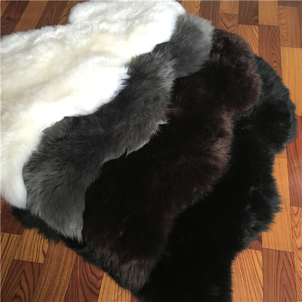 Alfombra auténtica del dormitorio de Australia de la zalea lanas puras grandes naturales reales de la manta de las nuevas