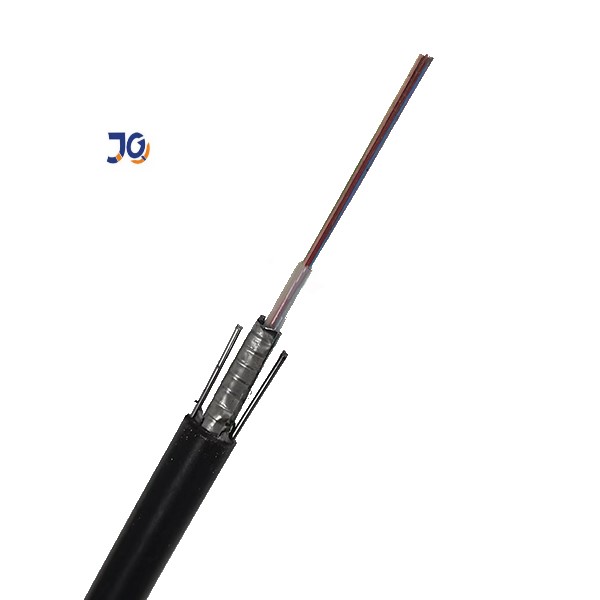 4 /6/8/12 Core Outdoor Aerial Overhead GYXTW Fiber Optic Cable