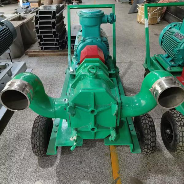 10-600 Rpm Torque Rubber Lobe Pump Low Starting Carbon Steel Material