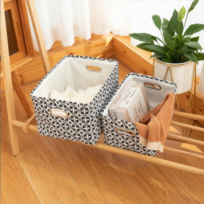 Hot Selling Modern Fabric Foldable Clothes Storage Rectangle Wardrobe Clothing Storage Container