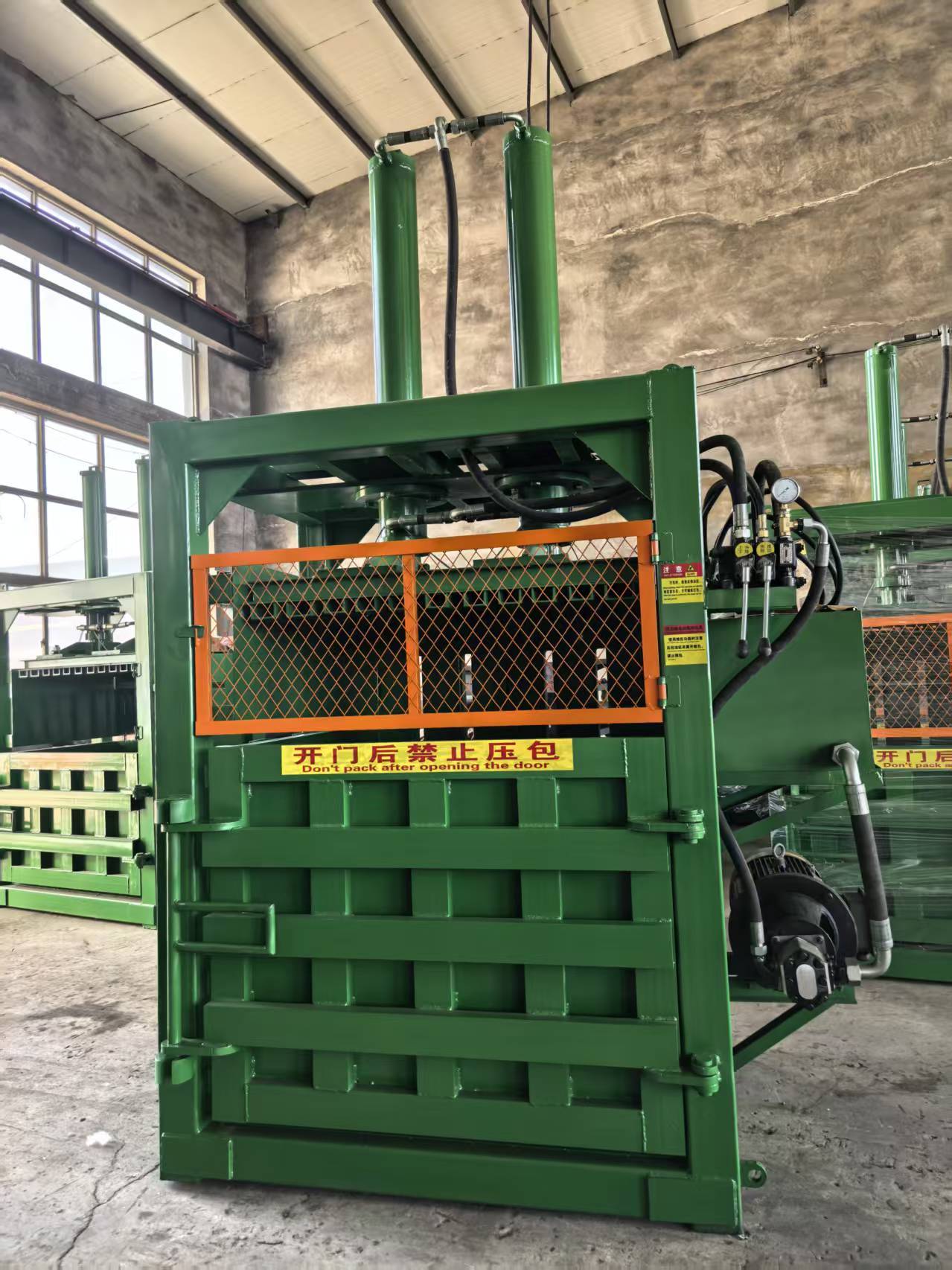 Customizable Size Hydraulic Cardboard Baler Low Noise For Waste Paper Baler