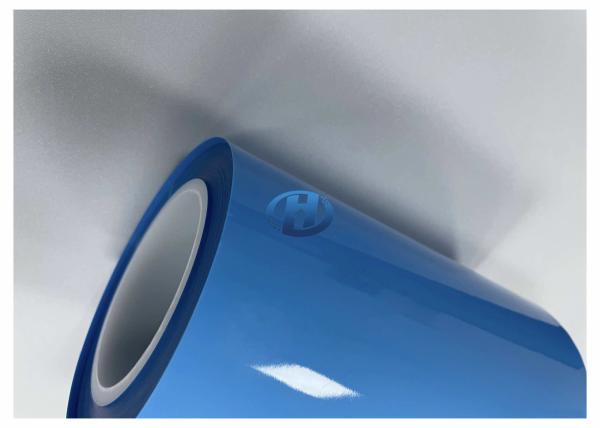 120 μm Blue HDPE Film, UV Cured Silicone Coating Film Without Silicone Transfer No Residuals
