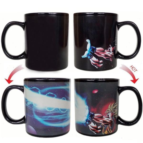Thermochromic Coffee Mug Personalized Kids Mugs Dragon Ball Creative Idea Gift