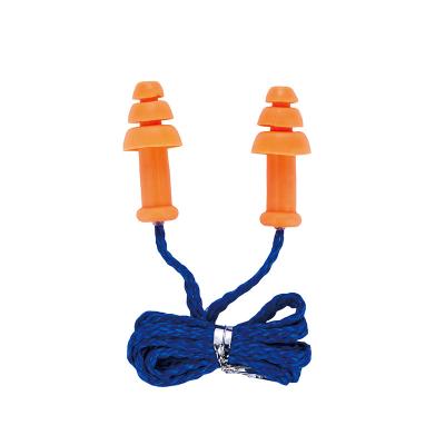 Silicone EP013 Corded Earplugs 28dB Green for Noise Reduction in Loud Environments