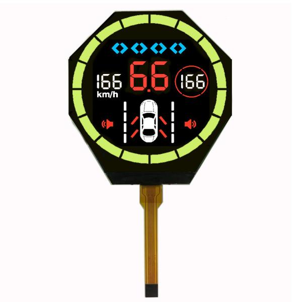 exposição de 100x20 Tft para o velocímetro COF monocromático da motocicleta