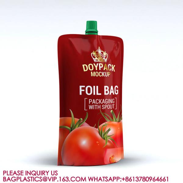 High Temperature Retort Bag, Retort Pouch Food Packaging, Stand Up Pouch Aluminium Bag