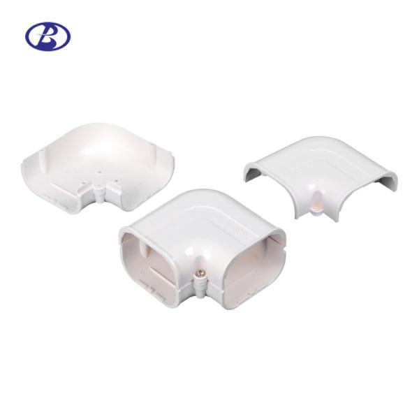 Indoor Air Conditioner Pipe Cover PVC Material Screw Mount High Flexibility
