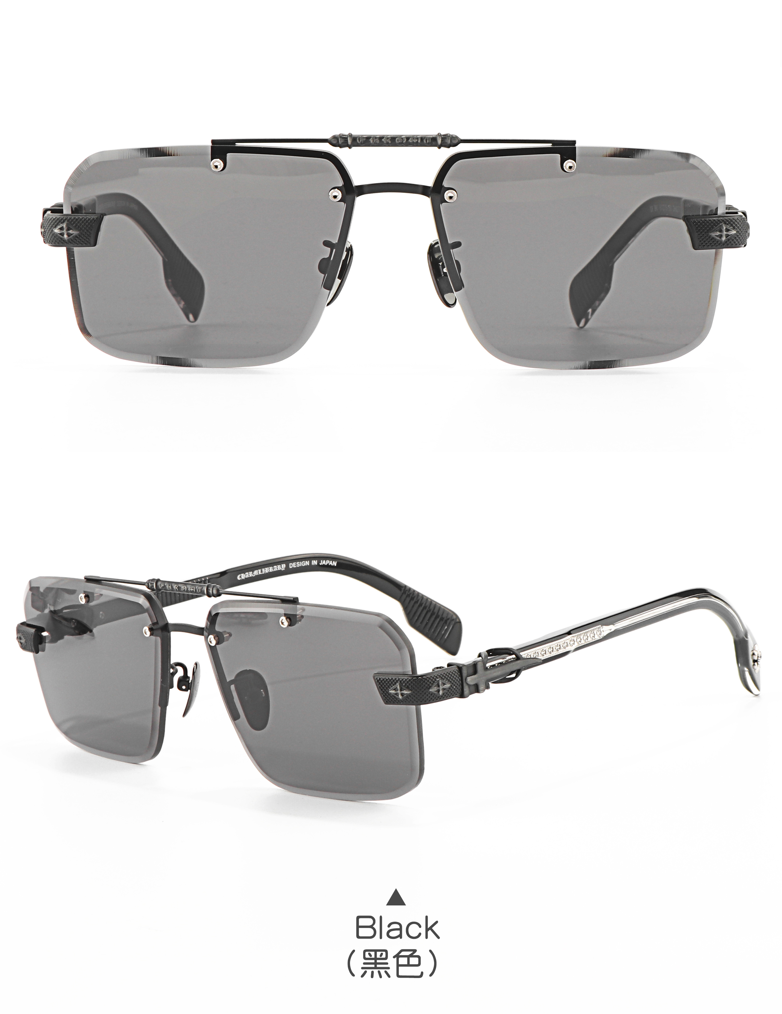 Half Frame Glasses for Men Luxury Brand Designer Shades Male Designer Y2k High Quality Sunglasses for Women Summer 2025 Styles
