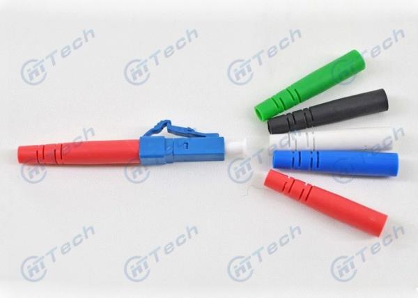 ABS Housing Fiber Optic Cable LC Connector Green Color Singlemode 3.0mm 2.0mm