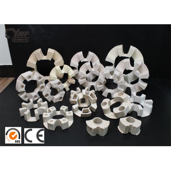 White Color Excavator 40H Rubber Coupling Standard Or Nonstandard