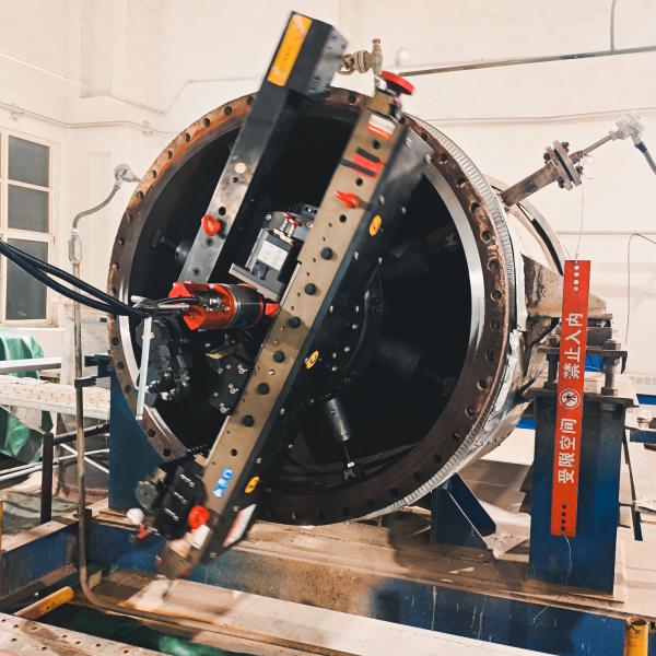 Máquina de fresado de brida de 80 pulgadas Equipo de cara de brida Alta durabilidad