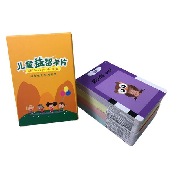 2x3 inch Kids Memory Playing Cards 1.5mm Thick With corrugated Boxes