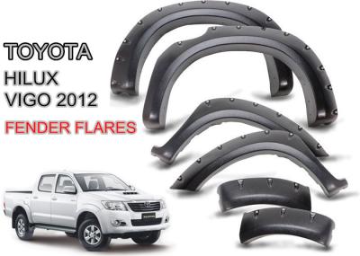 Upgrade Black Wide Wheel Arches Fender Flares for TOYOTA HILUX 2012 - 2014 Vigo