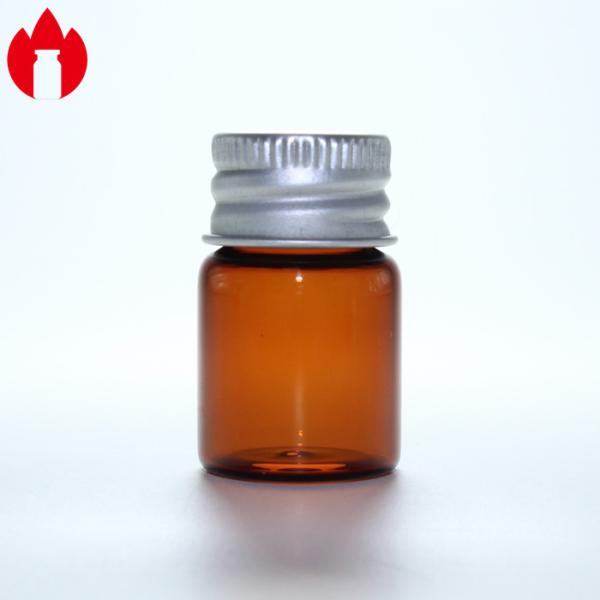 5ml Amber Screw Neck Glass Vial with Aluminum Cap