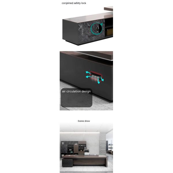 Стильный босс менеджер офисный стол и стул Комбинация для коммерческой мебели