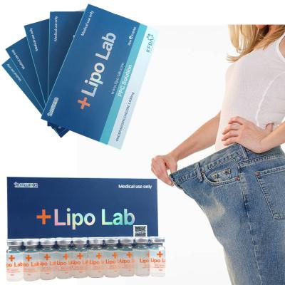 Solução de lipólise para emagrecimento corporal transparente 0,15 cc - 0,2 cc Injeções permanentes de dissolução de gordura