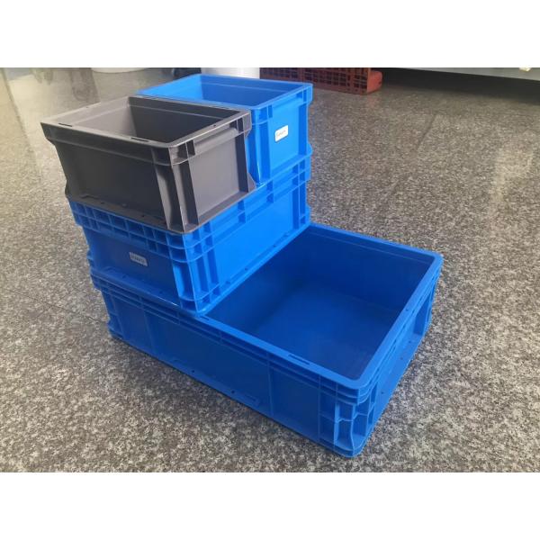 Тары для хранения евро Стакабле сверхмощные пластиковые 600 * 400 * 340мм 50 литров