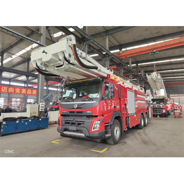 Гидравлическая пожарная машина водонапорной башни Mercedes Benz 20MPa с 32-метровым телескопическим краном