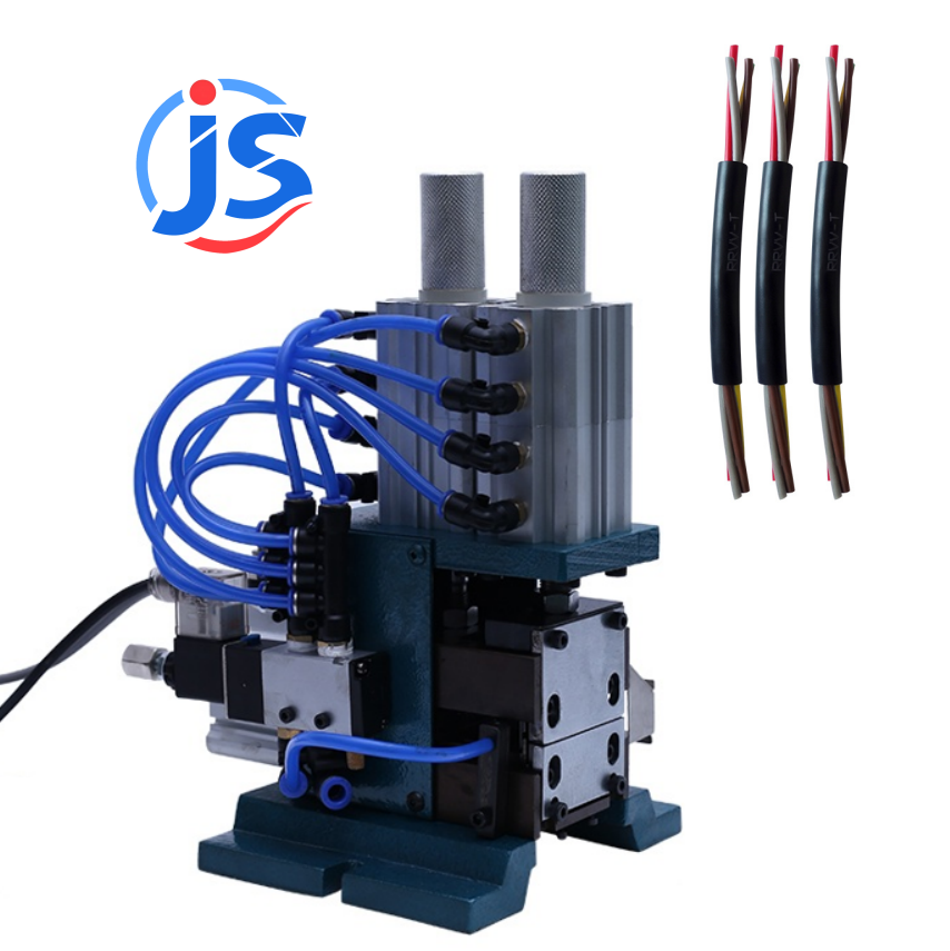 Foot Operated Wire Cable Stripping Machine Energy Efficient Semi Automatic Wire Stripping Machine