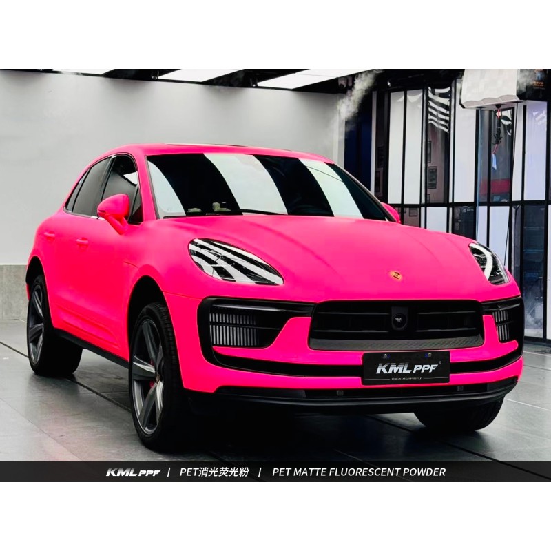 Fluorescent Powder Car Wrap Vinyl Film Self Healing Clear Vinyl Wrap Uv Protection