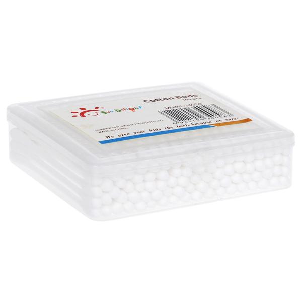 100% хлопок 100 бутонов хлопка безопасности младенца ручки ПК пластиковых