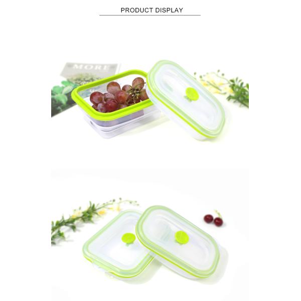 Коробка для завтрака силикона доказательства 800ml утечки логотипа OEM складная