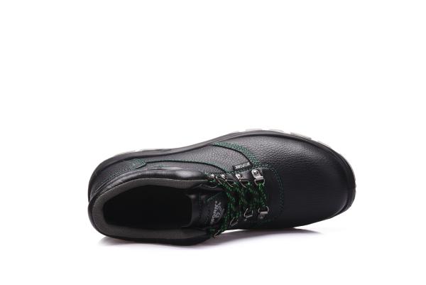 Middle Cut Style Men Office Safety Shoes , Waterproof Black Non Slip Shoes