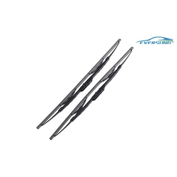 1mm Metal Frame Bone Rubber Car Windscreen Wiper Blades 28 Inch Front