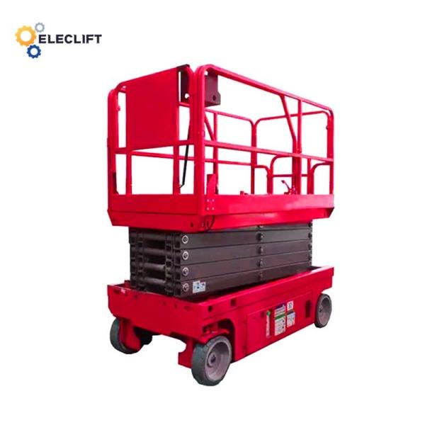Hydraulic Drive System Self Propelled Scissor Lifting Platform 1000Lbs