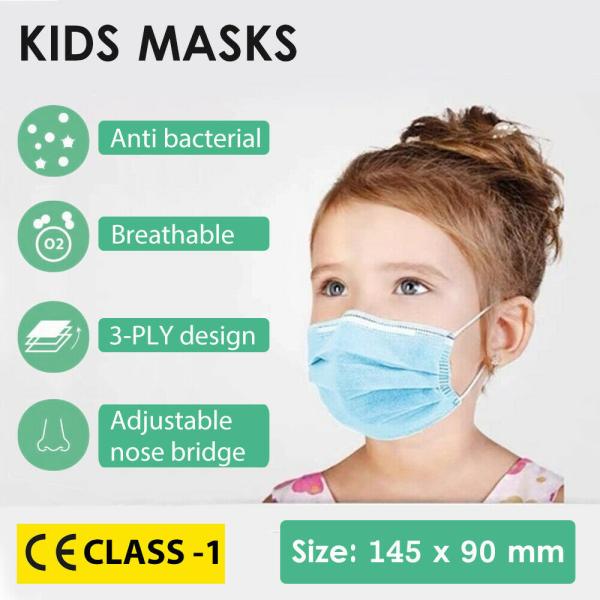 S&J Wholesale Cute Safety Disposable Face Mask Custom Color Available Cute Face Mask Fashion Printed Kids Face Mask