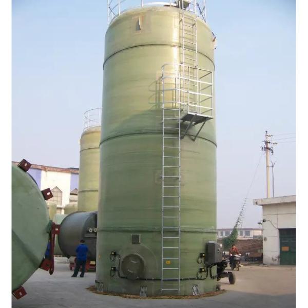 танка цилиндра 4000mm*5110mm Frp обмотка для питания накала пластикового вертикальная