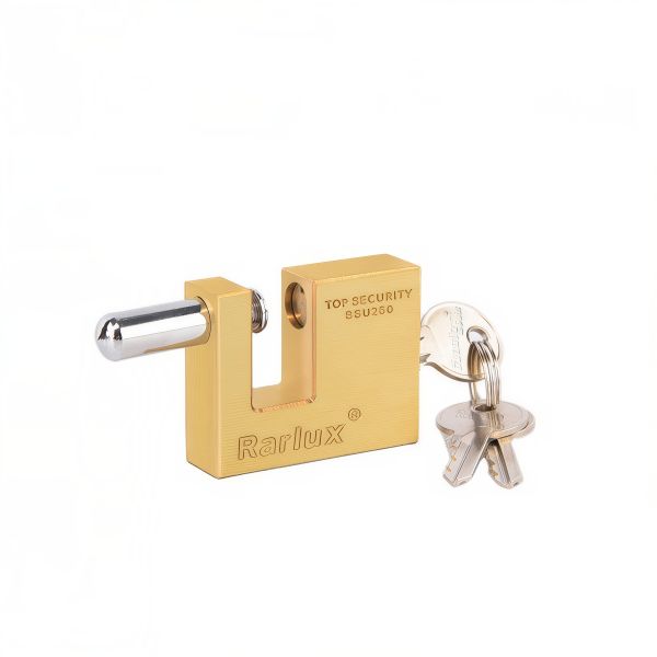 Rarlux Heavy Duty Anti-Rust Brass Rectangular Copper Padlock 70mm 90mm Waterproof Key Top Security Model WB Zhejiang China