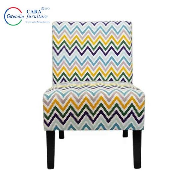 Wholesale Bedroom Hotel Furniture Custom Comfortable Soft Wooden Legs Fabric Chairs For Living Room