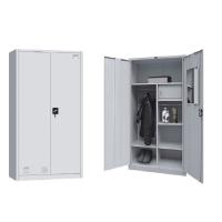 Profondément cabinets de garde-robe en métal de portes de 1.0mm H1850mm deux pour la chambre à coucher